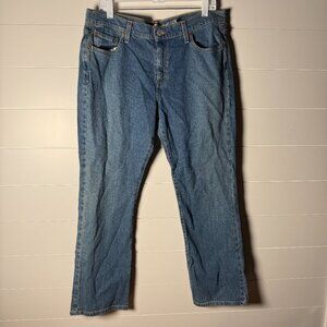 Levis 505 Straight Leg Jeans Women Size 14S Denim